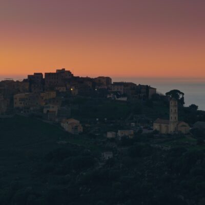Sant'Antonino au coucher de soleil