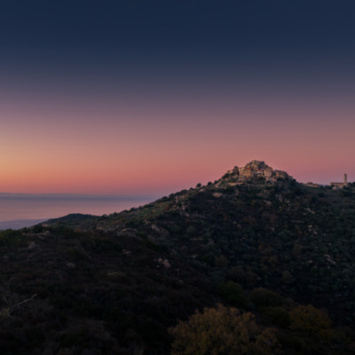 Sant'Antonino au coucher de soleil