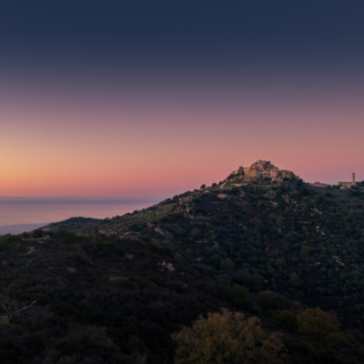 Sant'Antonino au coucher de solei