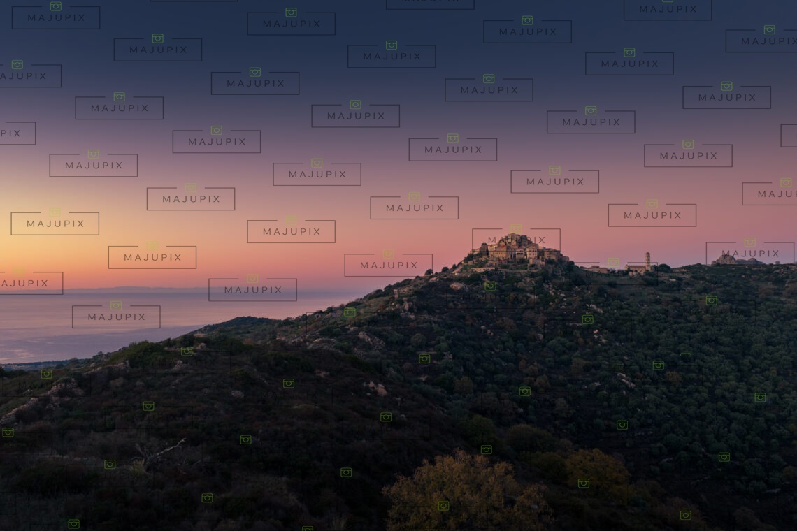 Sant'Antonino au coucher de solei