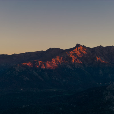 Coucher de soleil à Sant'Antonino