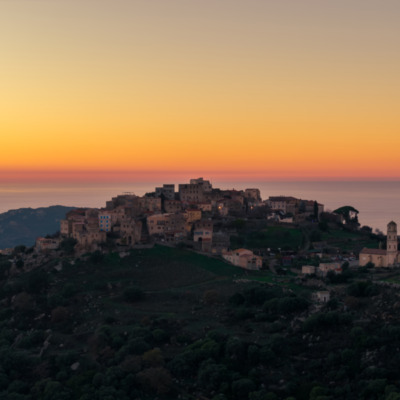Coucher de soleil à Sant'Antonino