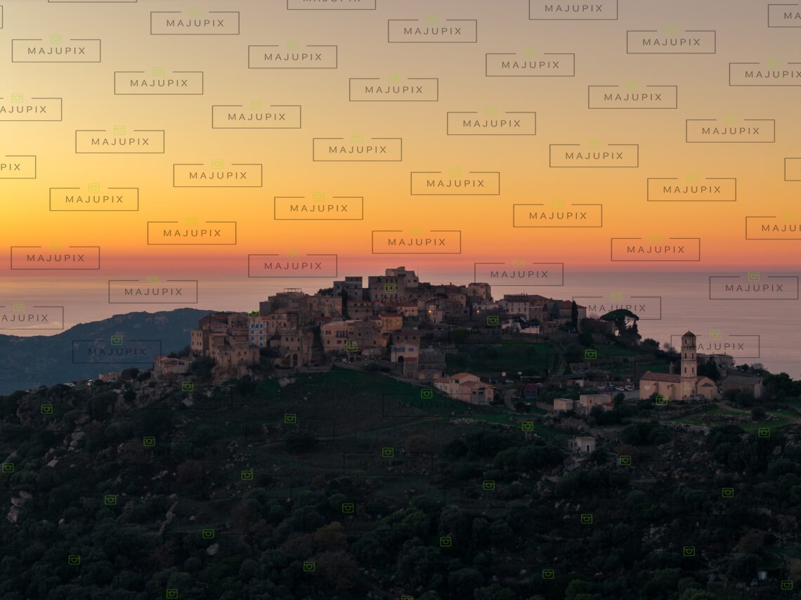 Coucher de soleil à Sant'Antonino