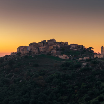 Sant'Antonino au coucher de soleil