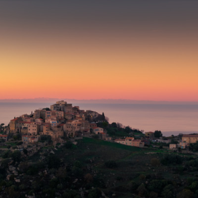 Sant'Antonino au coucher de soleil