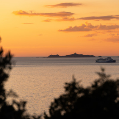 Coucher de soleil à l'Isolella
