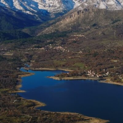 Barrage  et lac de Calacuccia