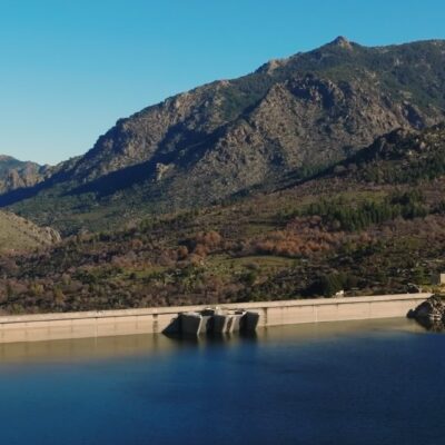 Barrage  et lac de Calacuccia