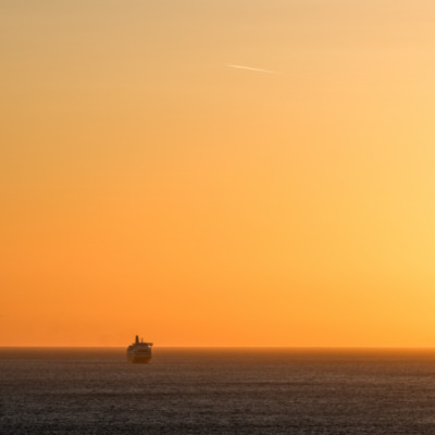 Lever de soleil à Bastia