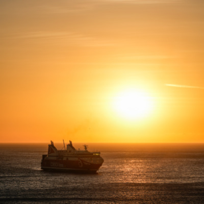 Lever de soleil sur Bastia