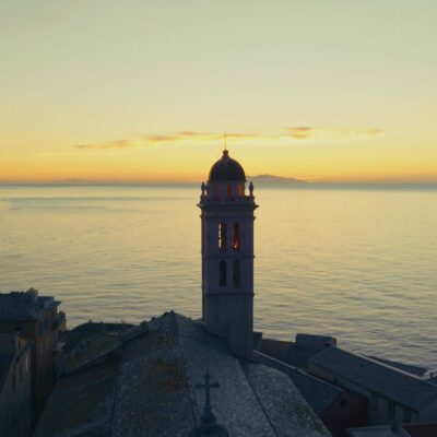 Lever de soleil sur Bastia
