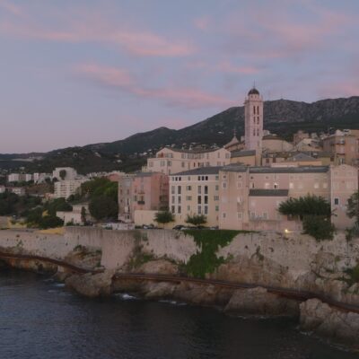Bastia au lever de soleil