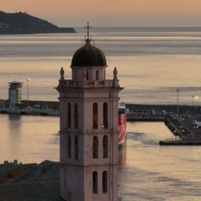 Coucher de soleil sur Bastia