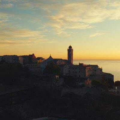 Lever de soleil sur Bastia