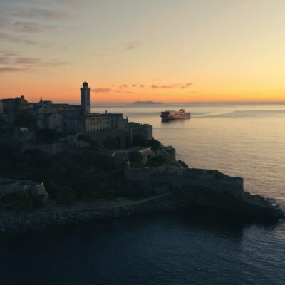 Lever de soleil sur Bastia