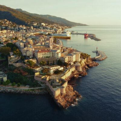 Panorama du port de Bastia