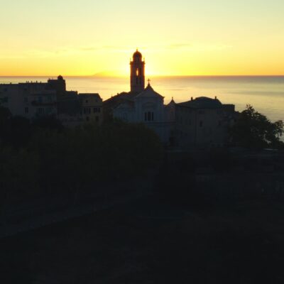 Bastia au lever de soleil
