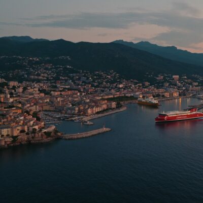 Bastia au lever de soleil