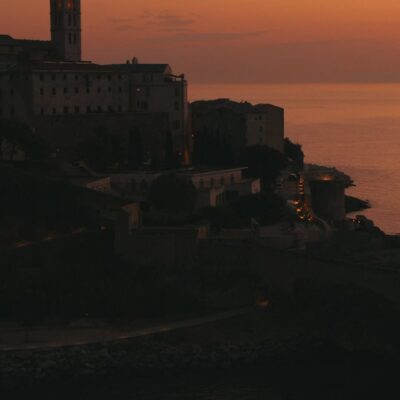 Bastia au lever de soleil