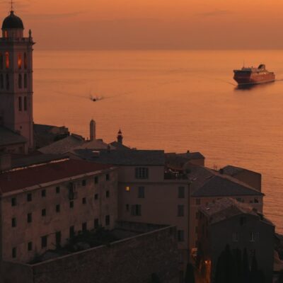 Lever de soleil à Bastia