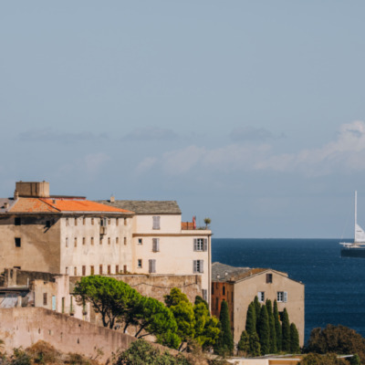 Bateau de croisière à Bastia