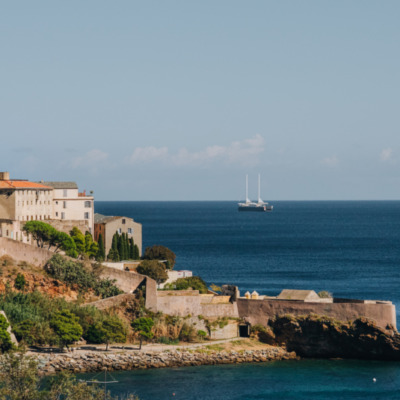 Bateau de croisière à Bastia