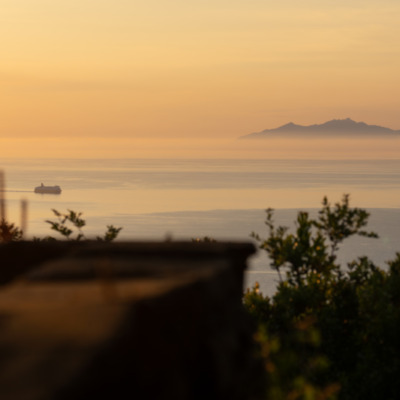 Lever de soleil à Brando