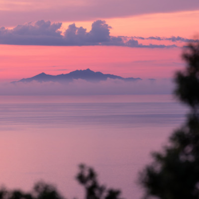 Lever de soleil à Brando