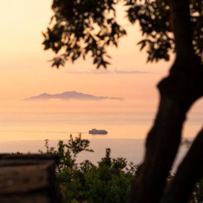 Lever de soleil à Brando