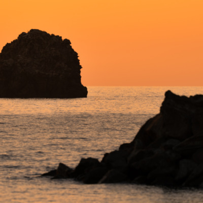 Coucher de soleil sur ma marine de Giottani