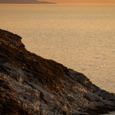 Coucher de soleil dans le  Cap Corse