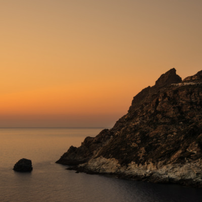 Coucher de soleil sur la marine de Giottani