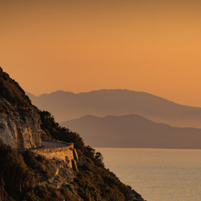 Coucher de soleil sur le Cap Corse