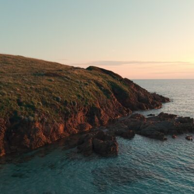 Capo di Feno au coucher de soleil