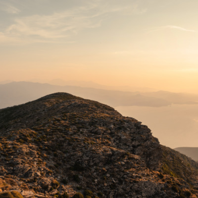Coucher de soleil au Cimone