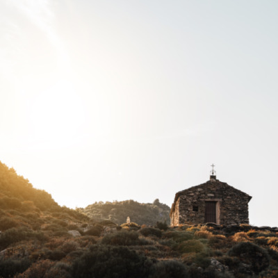 Chapelle St-Jean au coucher du soleil