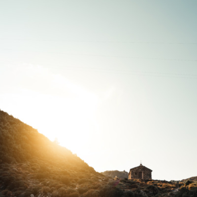 Chapelle Saint-Jean au coucher de soleil