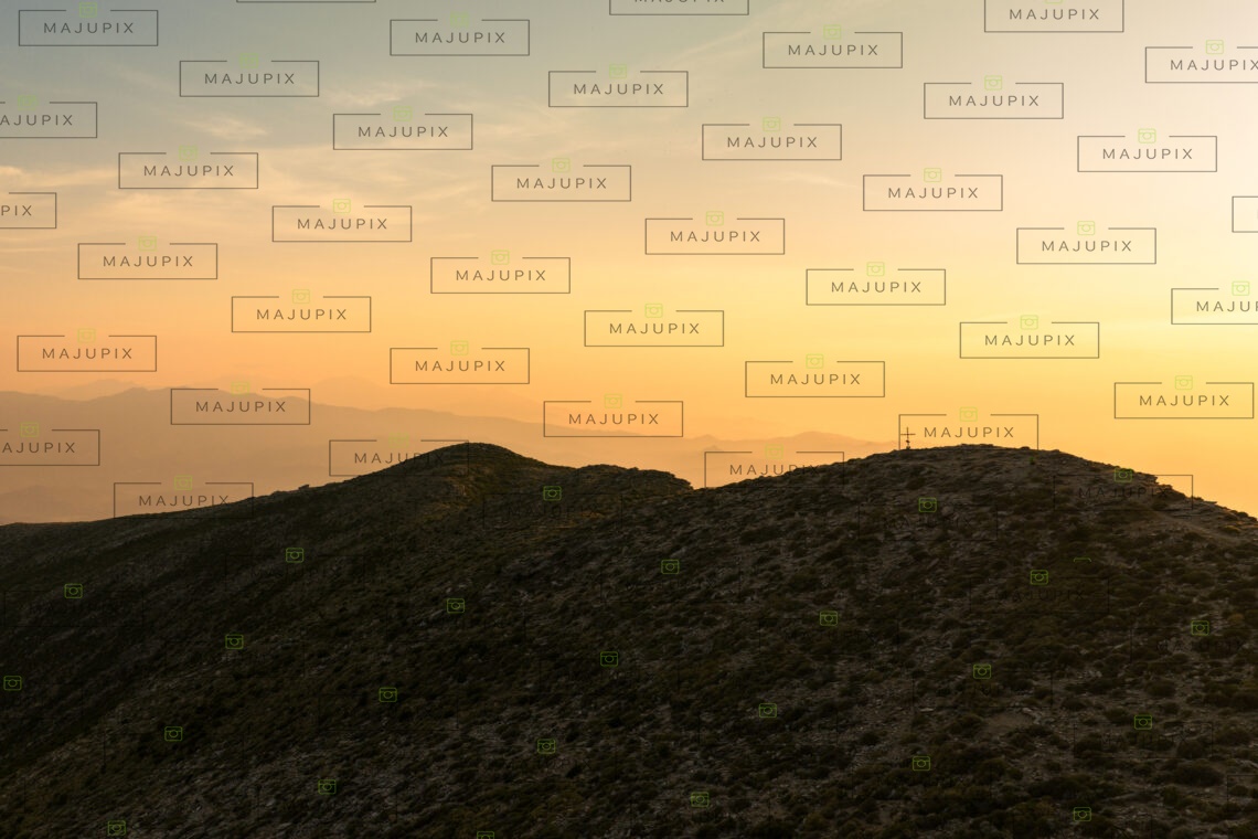 Coucher de soleil sur le Cimone