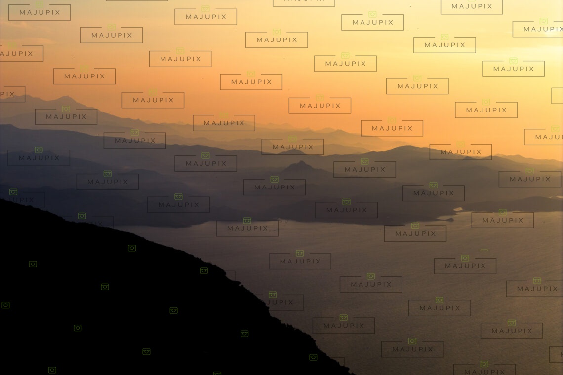 Coucher de soleil depuis le Cimone