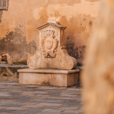 Fontaine de la citadelle de bastia