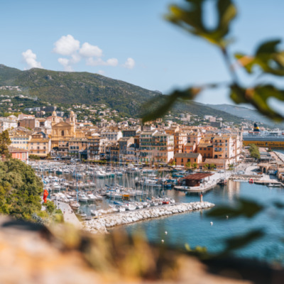 Port de Bastia depuis la citadelle