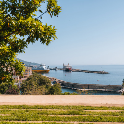 Port de Bastia depuis la citadelle