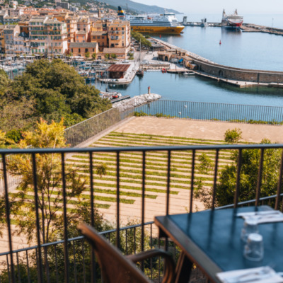 Port de Bastia depuis la citadelle