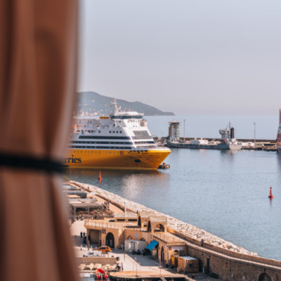Port de Bastia depuis la citadelle