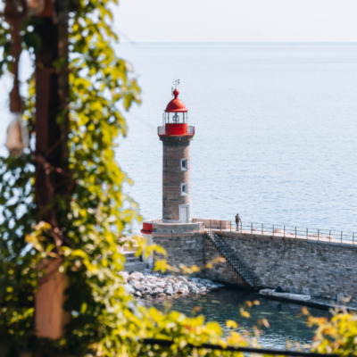 Porte de Bastia depuis le Jardin Romieu