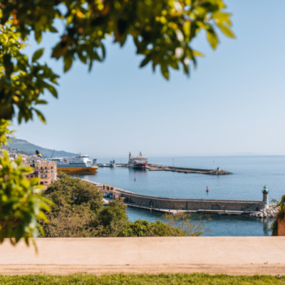 Port de Bastia depuis la citadelle