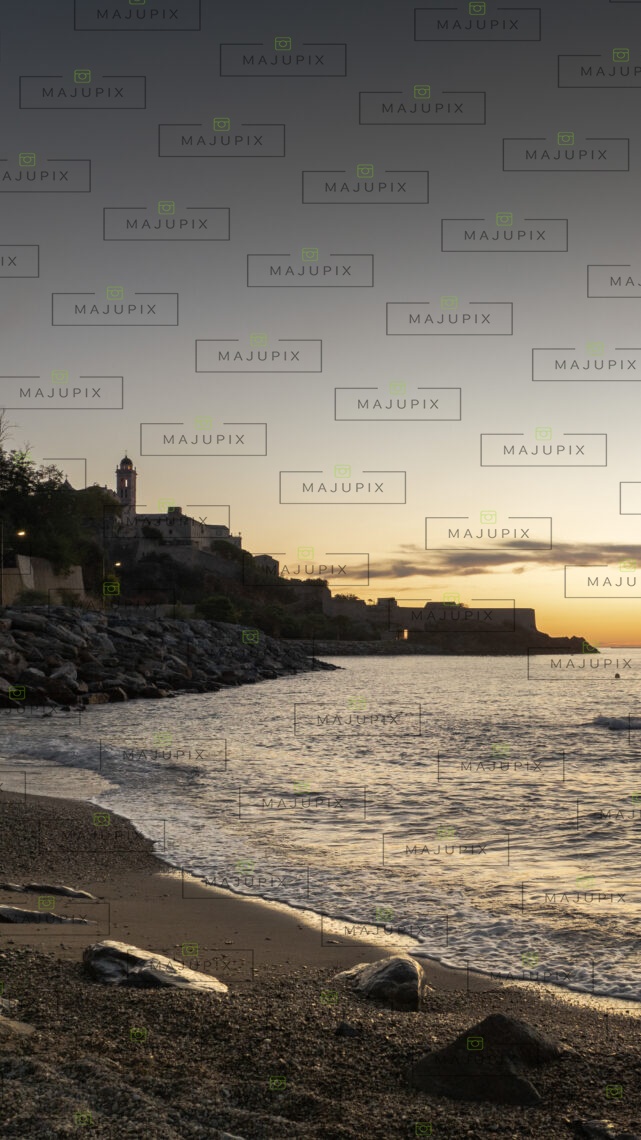 Bastia au lever de soleil