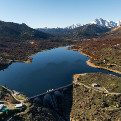 Barrage et lac de Calacuccia