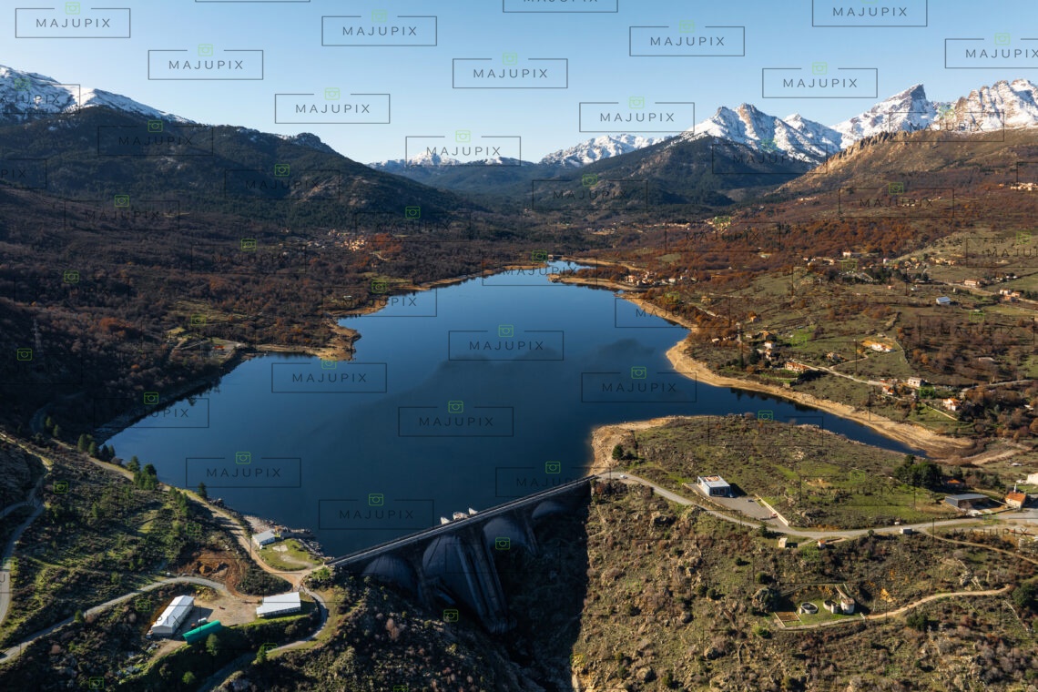Barrage et lac de Calacuccia