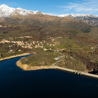 Barrage et lac de Calacuccia